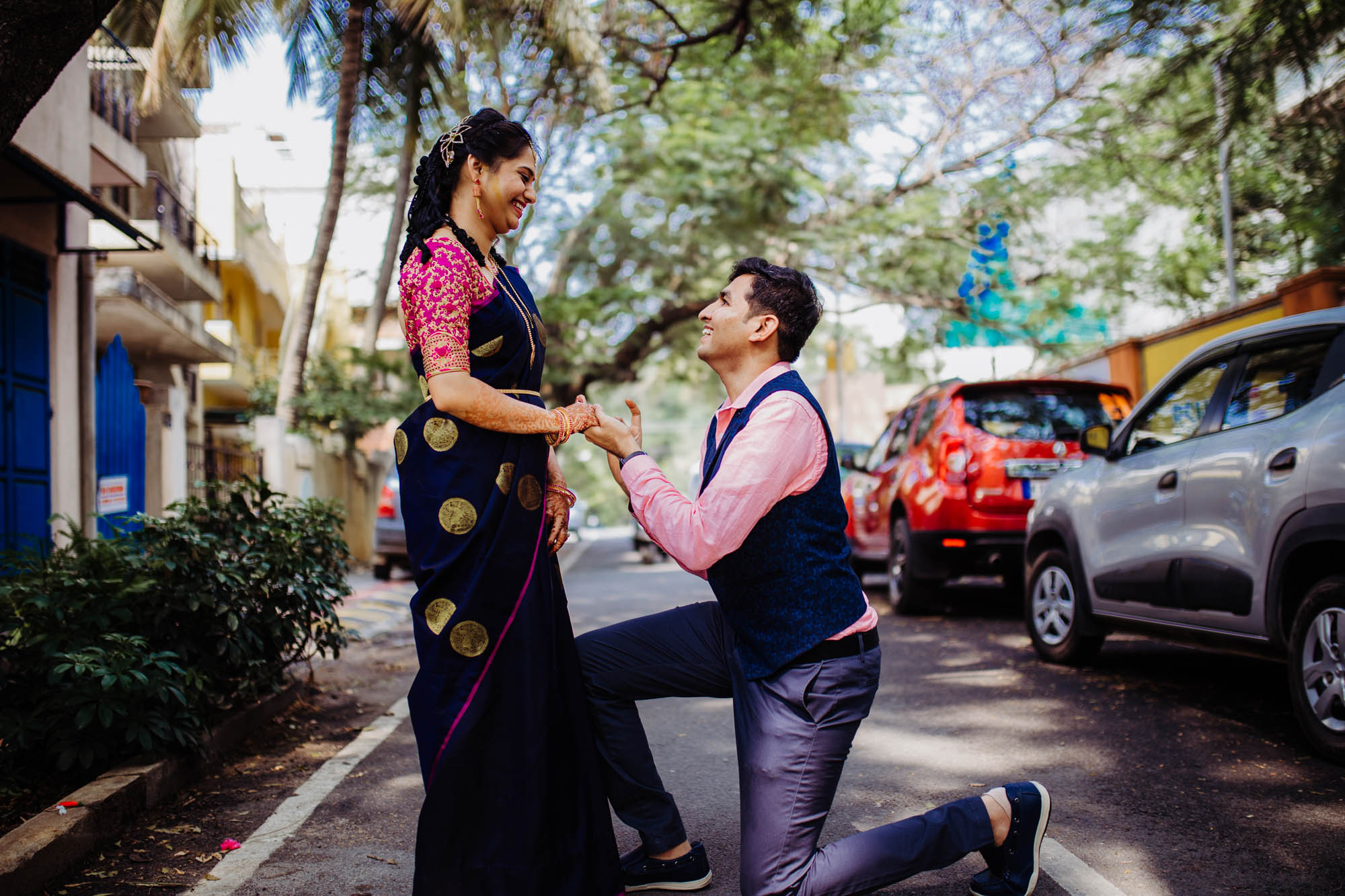 Mrudula & Shashank Engagement — Engagement photography by SunGlam Films